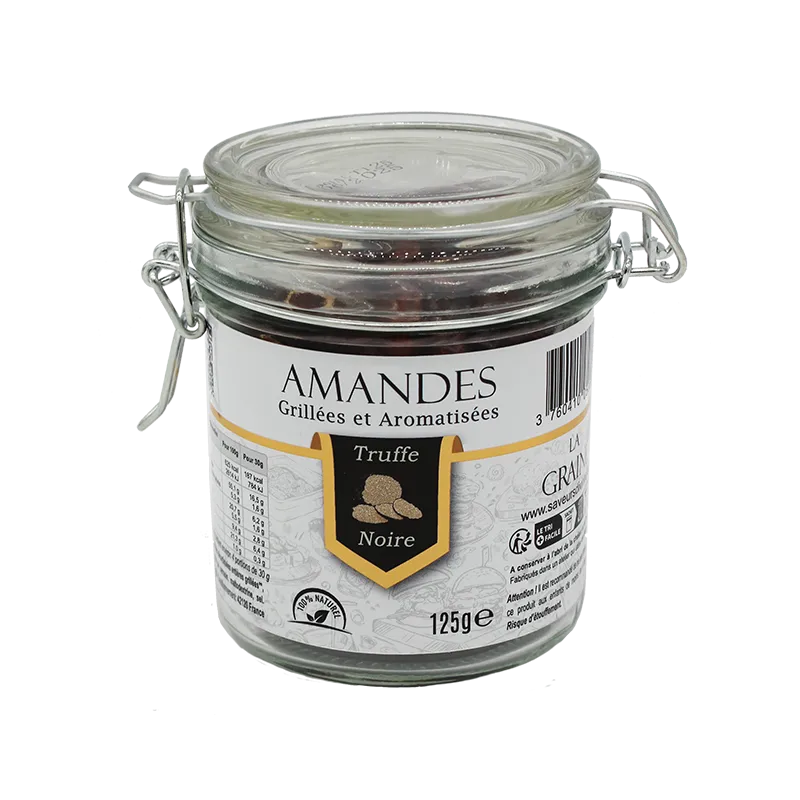 Amandes Grillées Truffe Noire