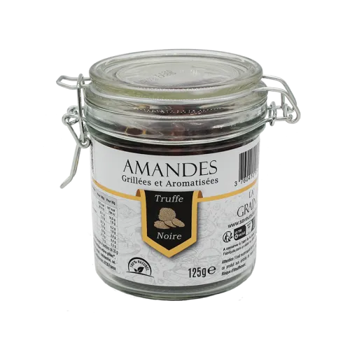 Panier Cadeau de deux bocaux d'amandes