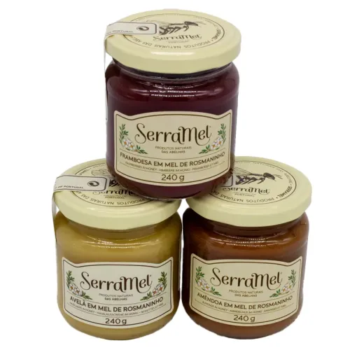 Lot de 3 Miels à tartiner