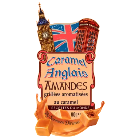 Amandes Grillées Caramel Anglais