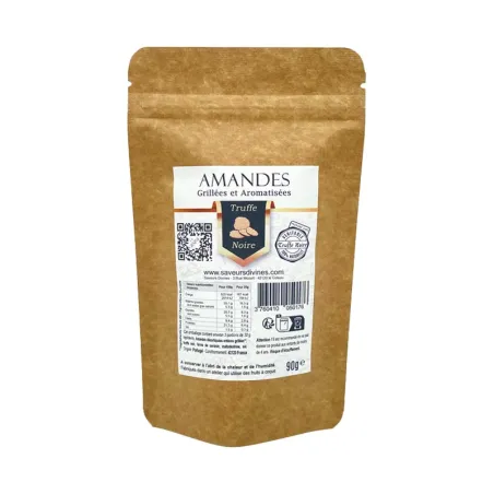 Amandes Grillées Truffe Noire (Sachet 90g)