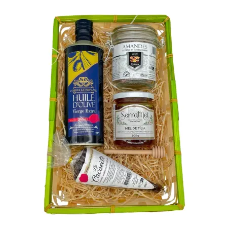 Panier Mixte Huile d'olive, Amandes & Miel
