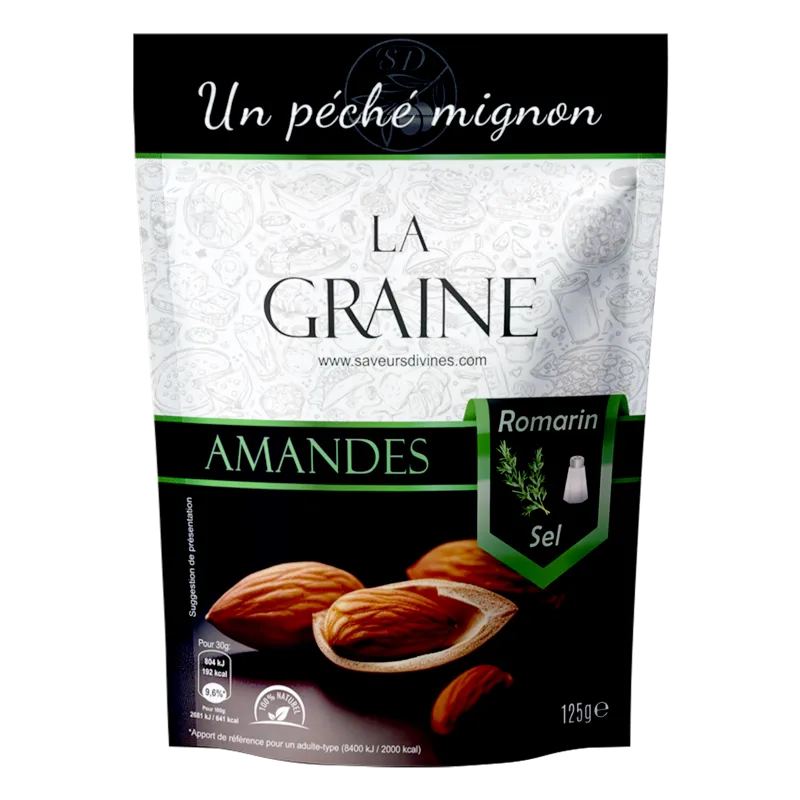 Amandes Romarin Sel
