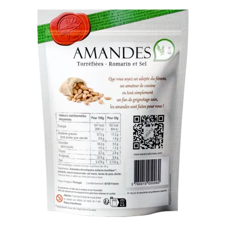 Amandes Romarin Sel