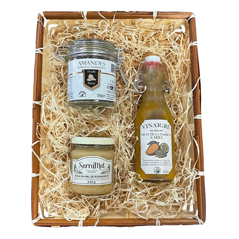 Panier Mixte Amandes, Vinaigre & Miel à tartiner
