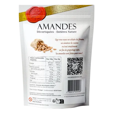 Amandes Entières Natures