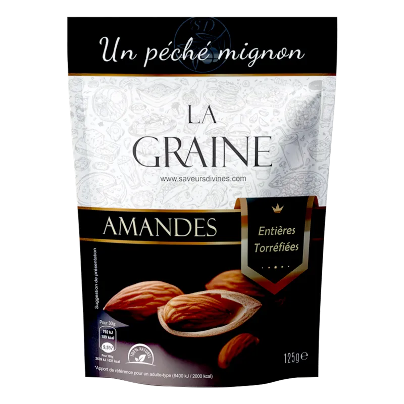 Amandes Décortiquées Entières Torréfiées