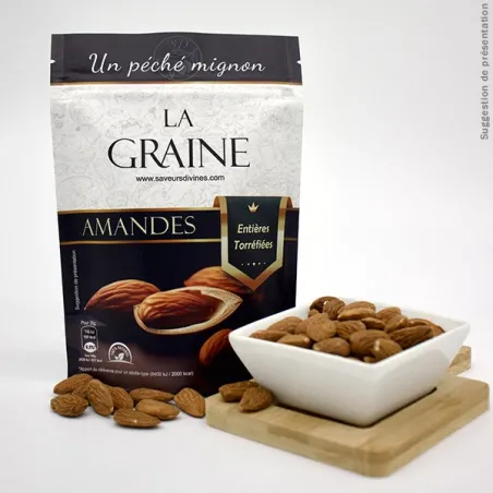 Amandes Décortiquées Entières Torréfiées