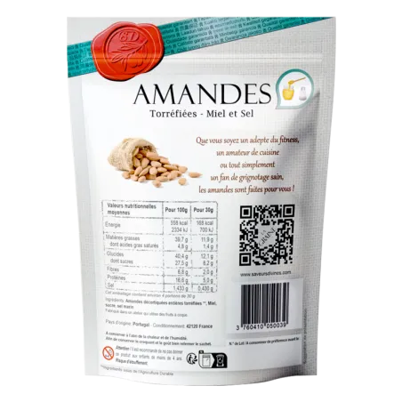 Amandes Miel Sel