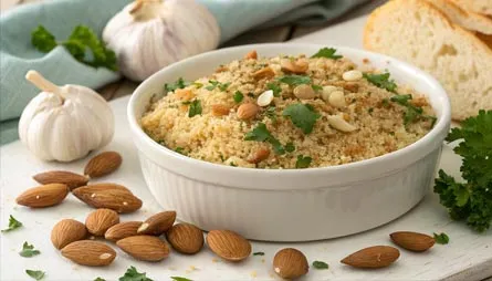 Recette de chapelure aux amandes